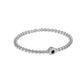 White Gold, White & Black Diamond Flexi Bracelet