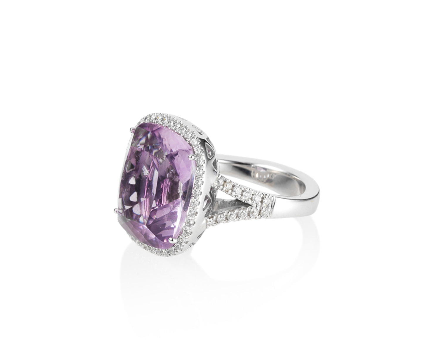 Large Amethyst Cocktail Ring